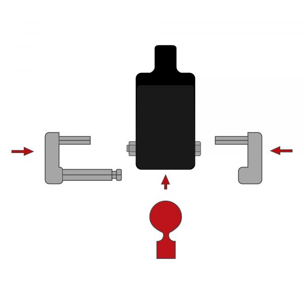 Dispozitiv antifurt pentru cuplă rulotă / remorcă WINTERHOFF ROBSTOP WS 3000 - campshop.ro