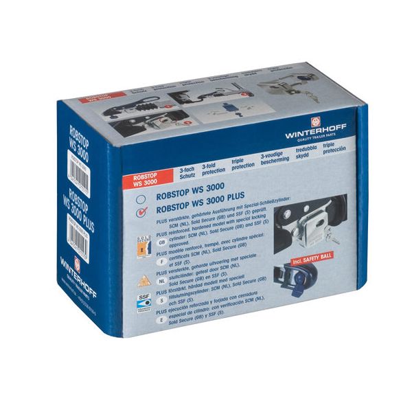 Dispozitiv antifurt pentru cuplă rulotă / remorcă WINTERHOFF ROBSTOP WS 3000 - campshop.ro