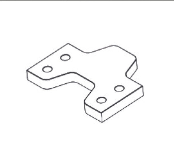 Distantiere de 16 mm pentru montaj mover CARBEST - 1 pereche - campshop.ro
