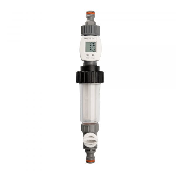 Filtru de apa pentru furtun (inline), cu apometru TW-DES - campshop.ro