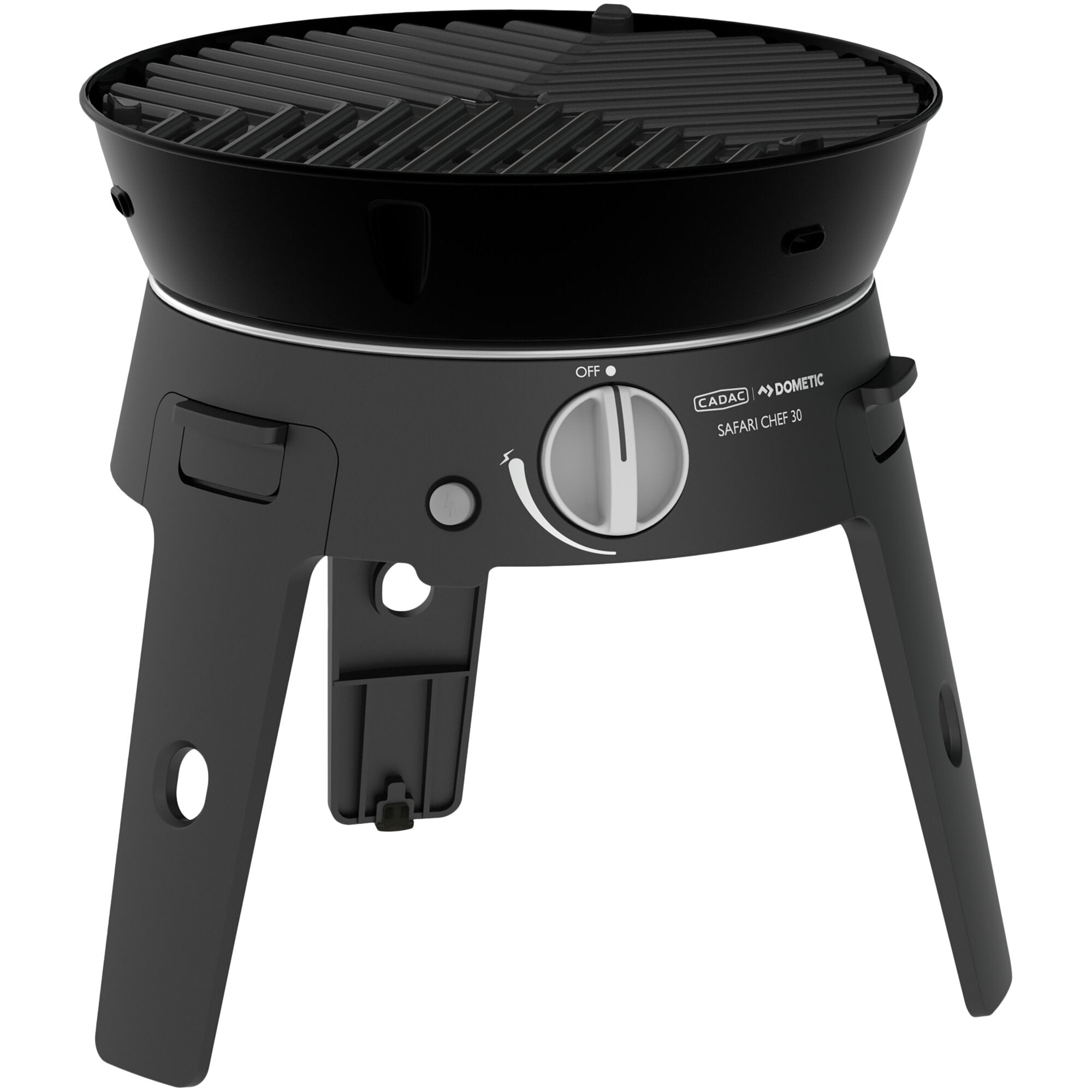 Grătar pe gaz pentru campingului și rulotelor, inox „Safari Chef 30 Deluxe” - CampShop.ro