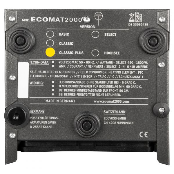 Încălzitor cu ventilator Ecomat 2000 Classic Plus - campshop.ro