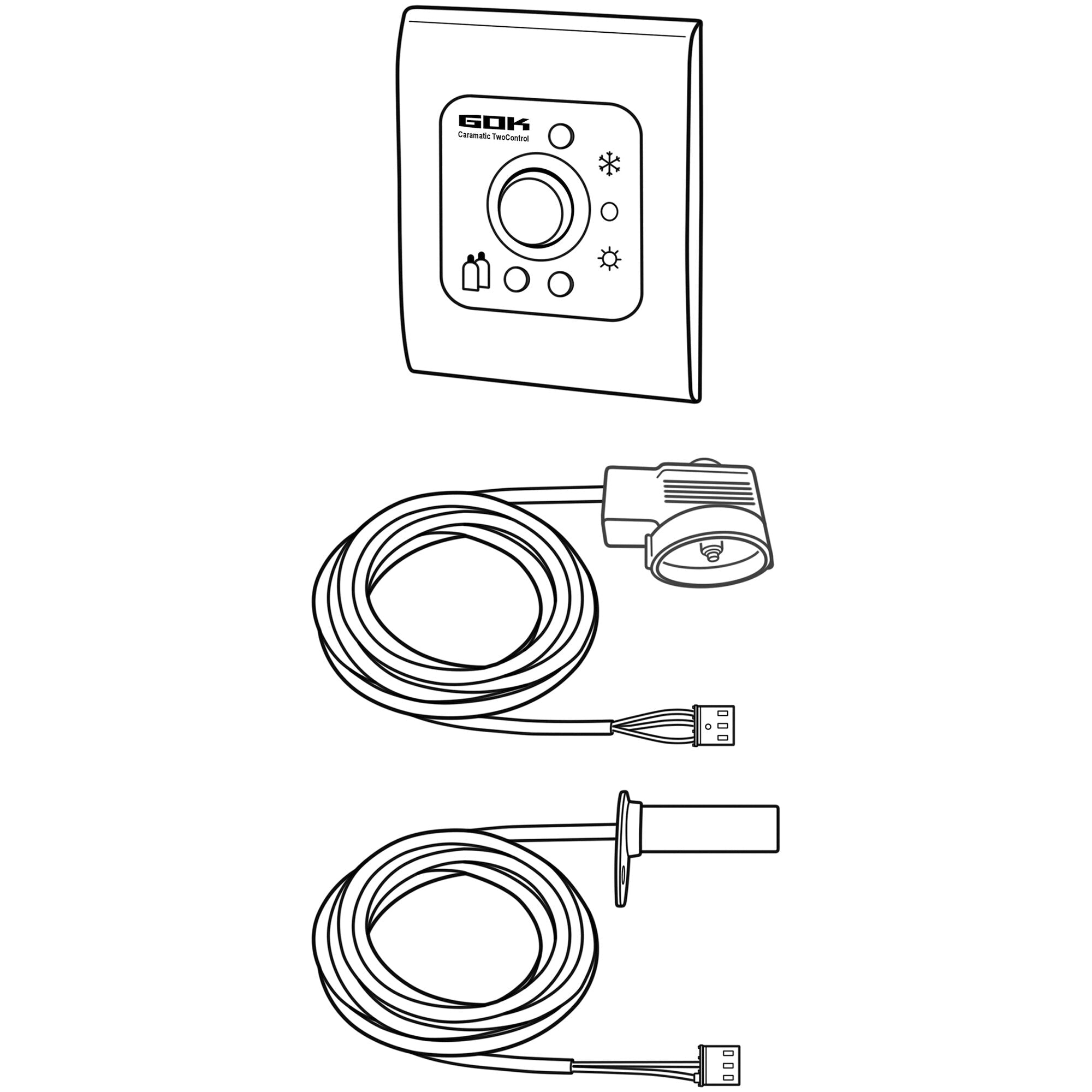 Incalzitor de regulator cu controler si afisaj - Caramatic TwoControl - CampShop.ro