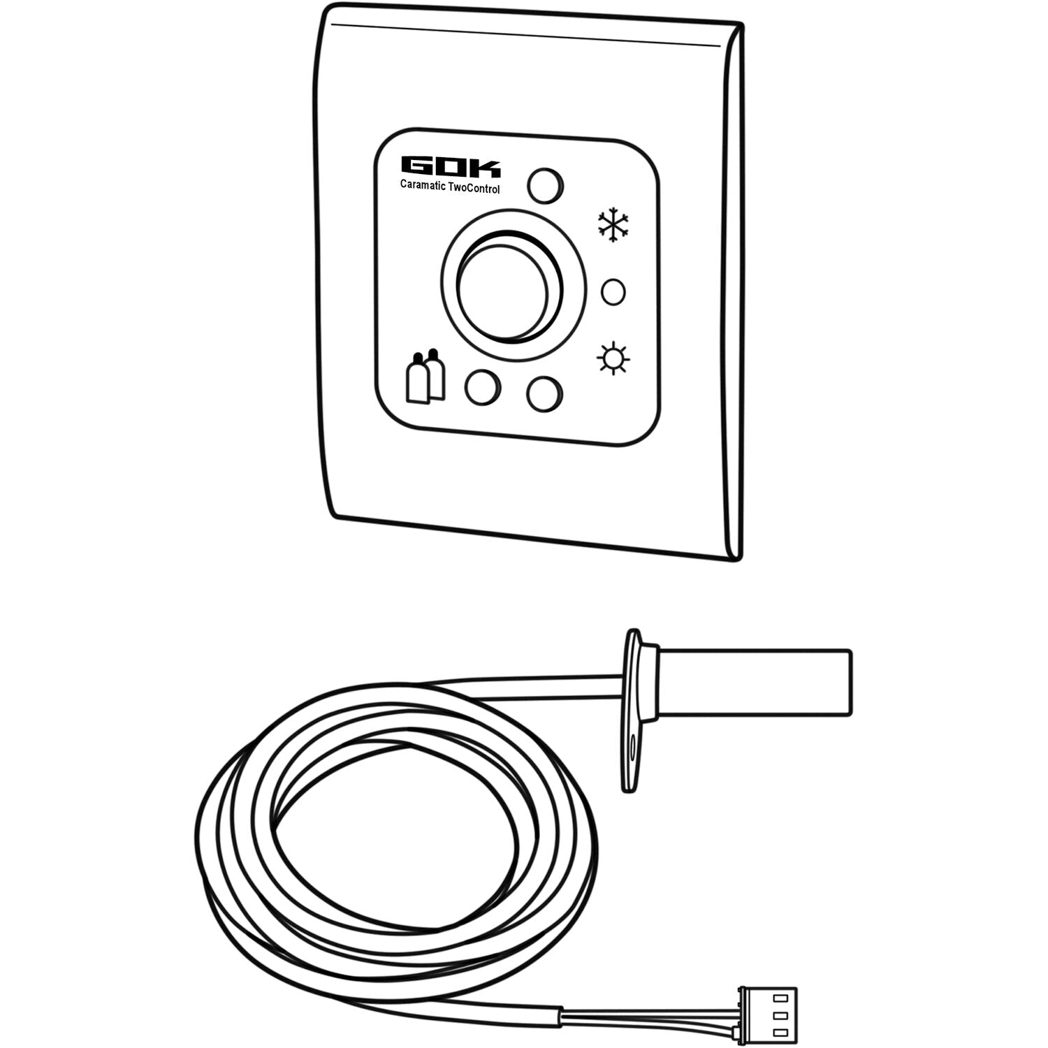 Incalzitor de regulator (fara controler si afisaj) - Caramatic TwoControl - CampShop.ro