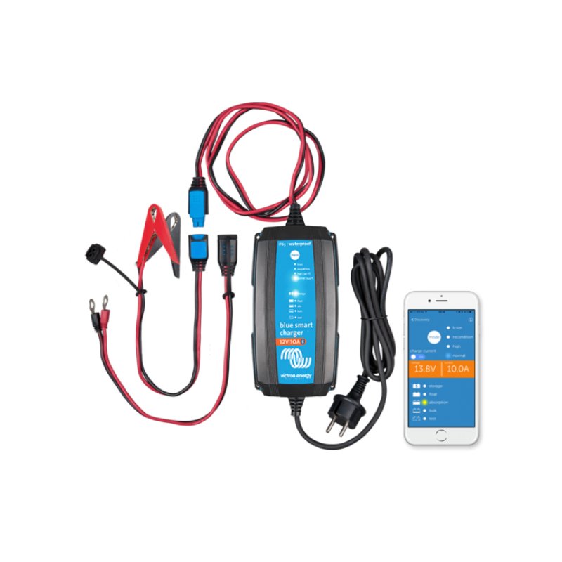 Incarcator de retea Victron Energy Blue Smart IP65 Charger 12/10 + DC connector - campshop.ro