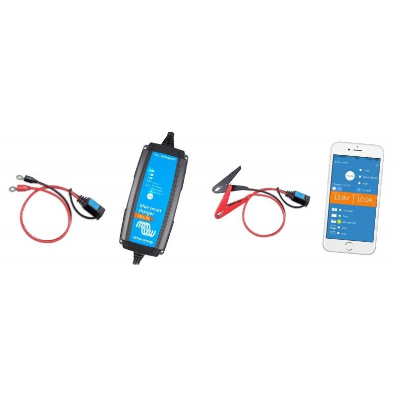 Incarcator de retea Victron Energy Blue Smart IP65s Charger 12/4 + DC connector - campshop.ro
