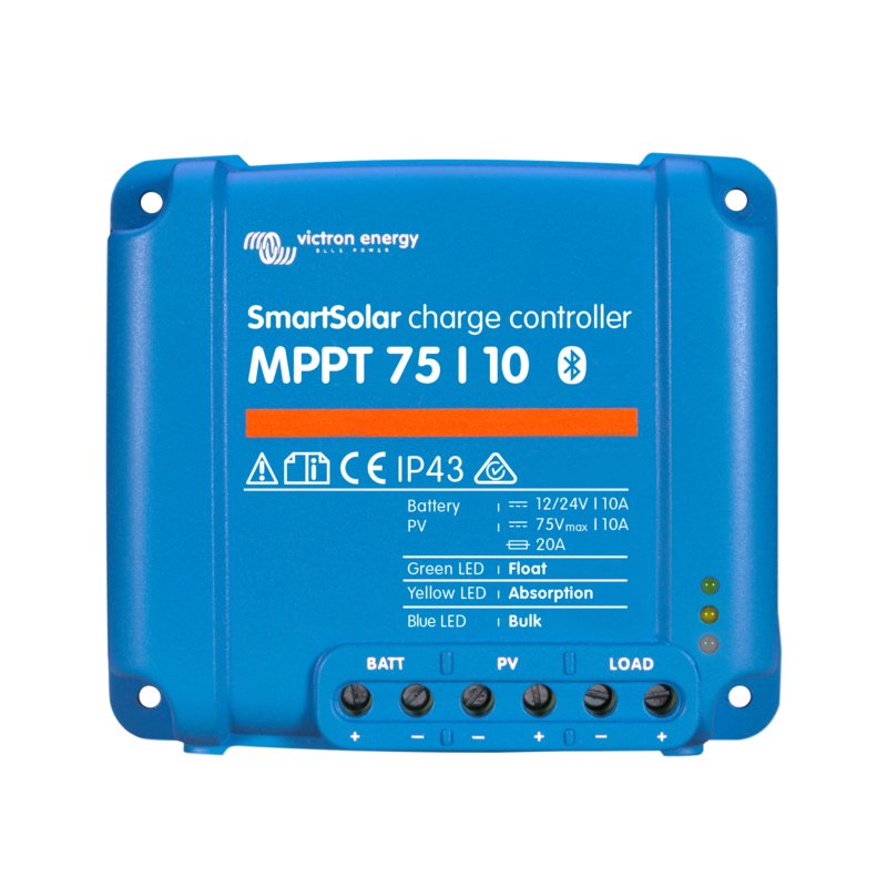 Incarcator solar 12V 24V 10A Victron Energy SmartSolar MPPT 75/10 - campshop.ro