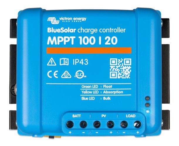 Incarcator solar 48V 20A Victron Energy BlueSolar MPPT 100/20 (48-20A) - CampShop.ro