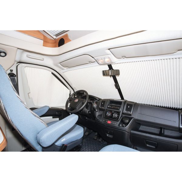 Jaluzele plisate frontale REMIfront IV pentru Fiat Ducato X290, an 2019-2021 (pentru pachet senzor cu forma carcasa 2) - CampShop.ro