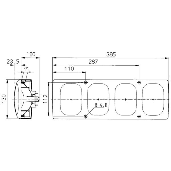 JOKON Lampa stop rulota / autorulota - campshop.ro