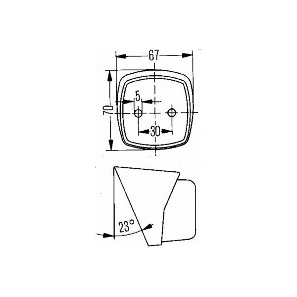 Lampa pozitie frontala HELLA pentru rulote - campshop.ro