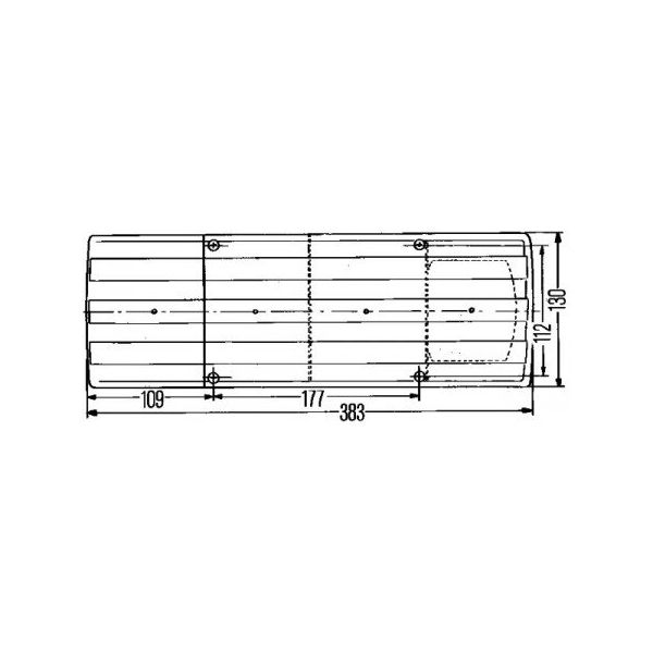 Lampa stop pentru rulota HELLA SBBN - campshop.ro