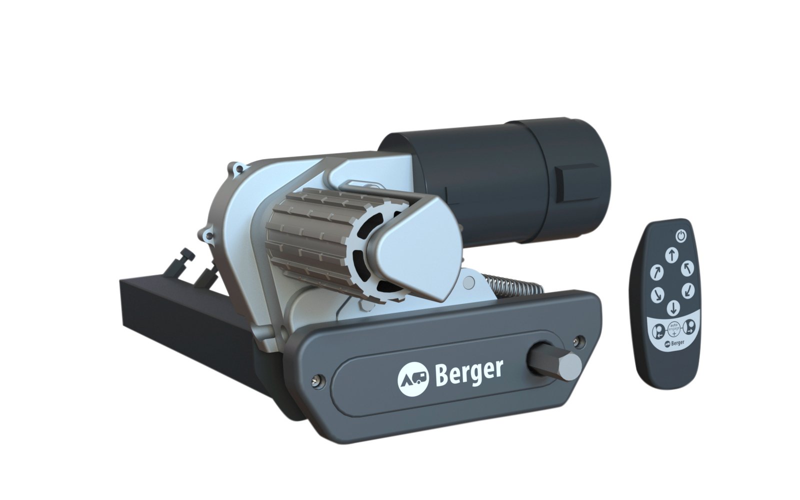 Mover electric cu doua motoare - BERGER Titanium - Antracit - CampShop.ro