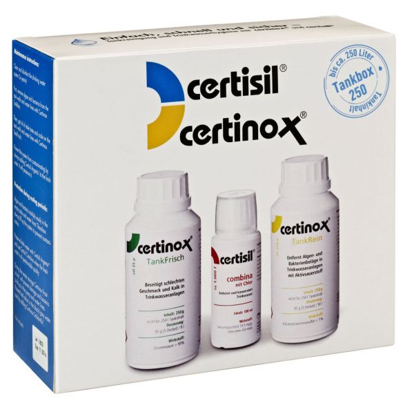 Pachet curatare si dezinfectare apa CERTISIL Certinox - campshop.ro