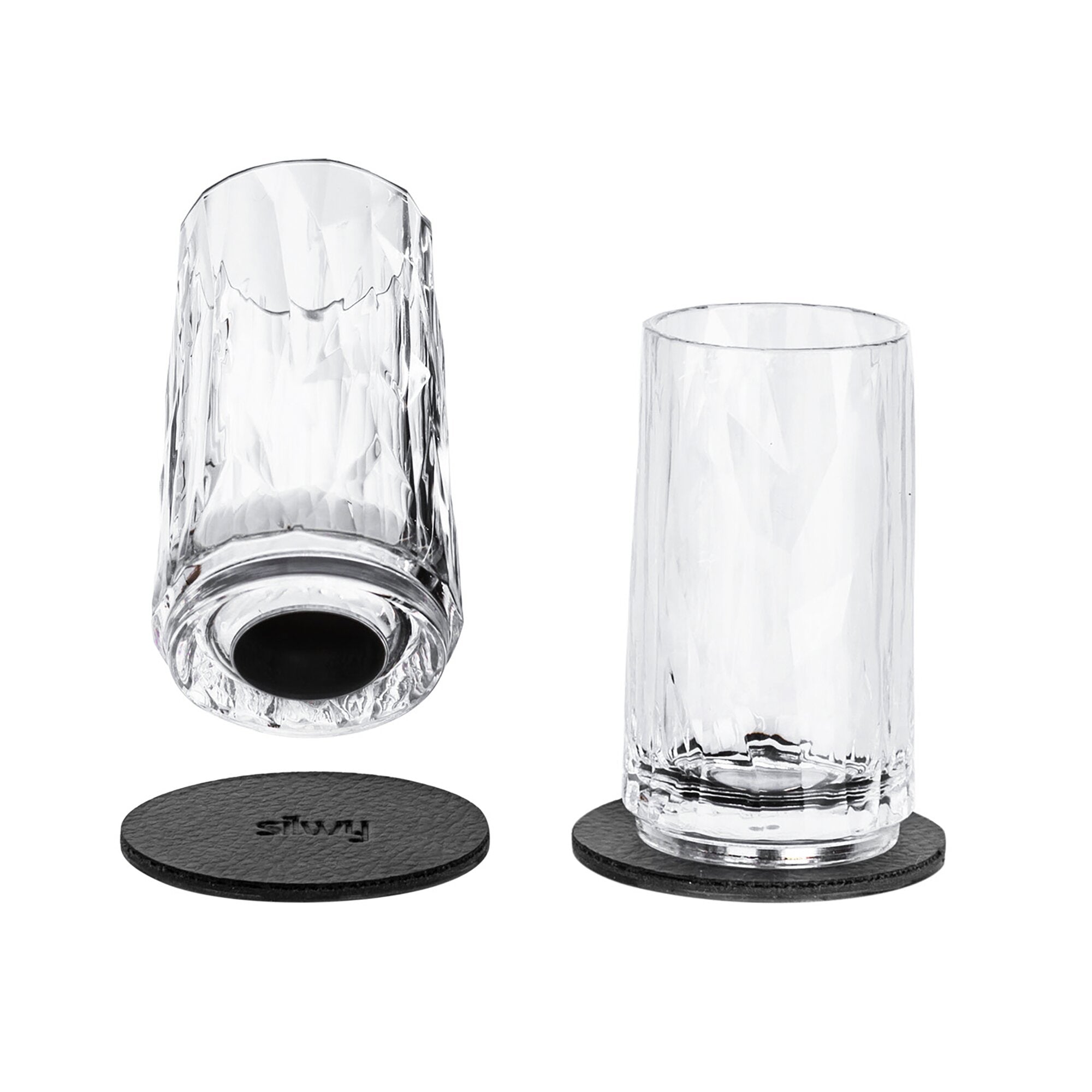 Pahare de plastic SILWY magnetice, pahare de shot 40 ml, 2 buc. - CampShop.ro