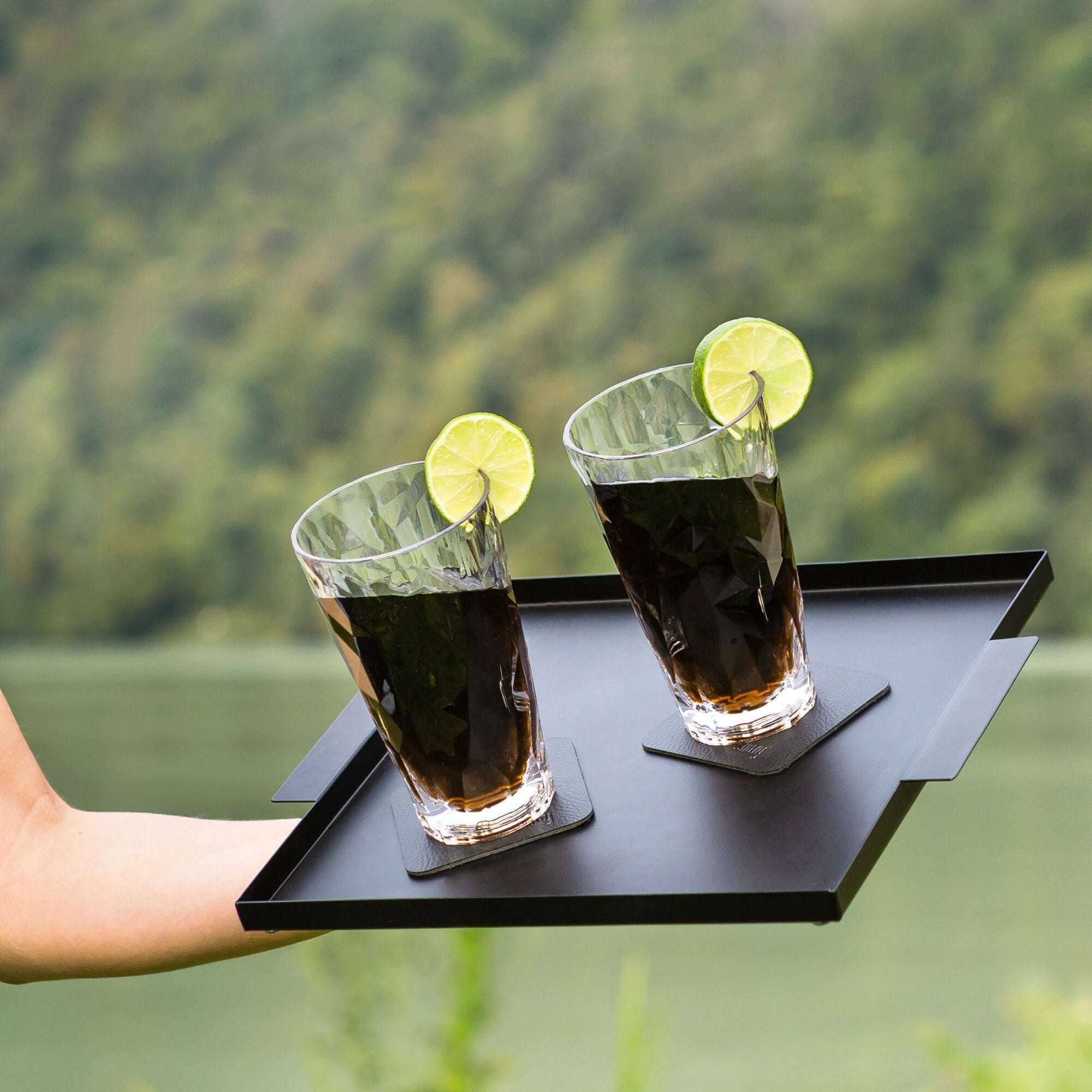 Pahare magnetice SILWY din plastic Longdrink 300 ml, set de 2, transparent - CampShop.ro