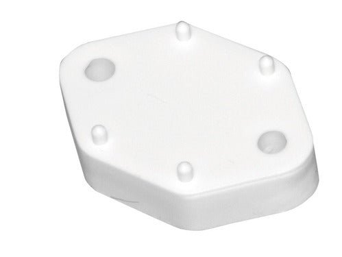 Placa distantare , inaltime 10mm, alb pentru opritor usa - campshop.ro
