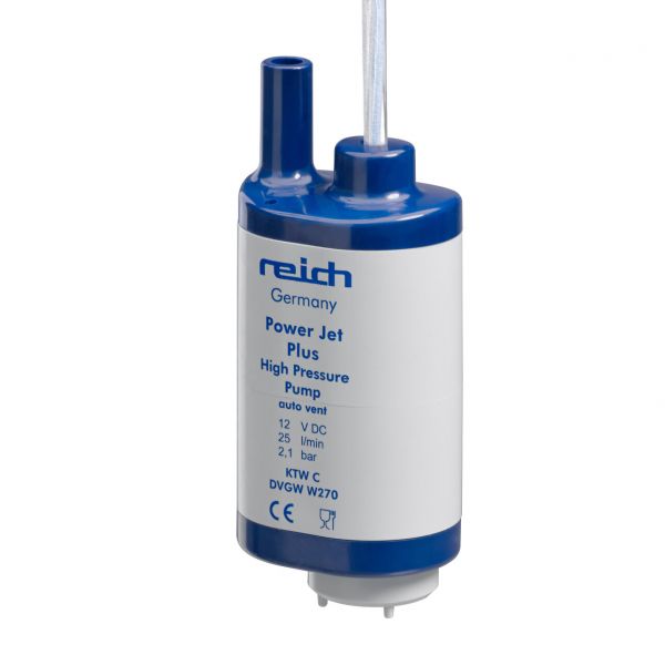 Pompa apa submersibila pentru rulota sau autorulota 12V, 25 l/min, 2.1 bar, REICH Power Jet Plus, REICH - campshop.ro