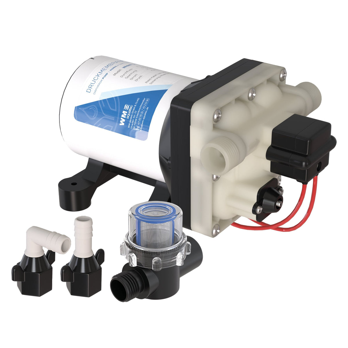 Pompă de presiune (cu presostat) cu diafragma, 11,6 l/min, WM Aquatec - CampShop.ro
