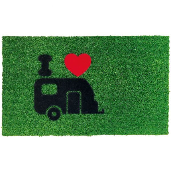 Preș verde pentru rulote/ autorulote Flock - campshop.ro