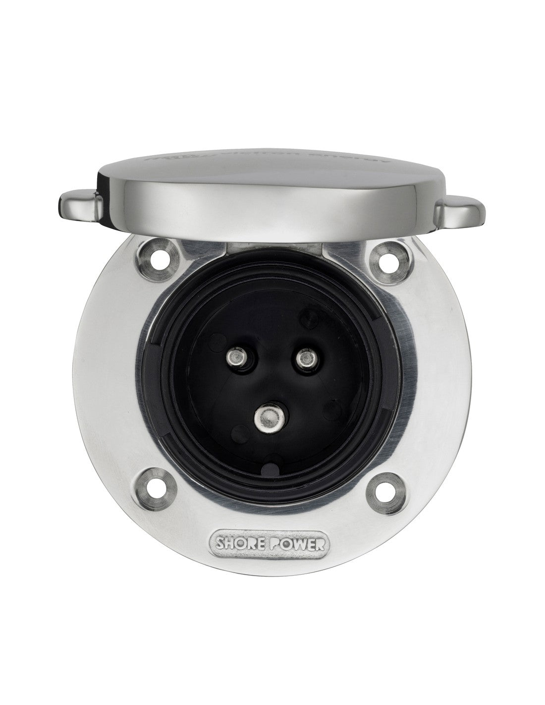 Priza externa pt. rulota sau autorulota, 230V, din otel inoxidabil 16A, Shore Power, Victron Energy - CampShop.ro