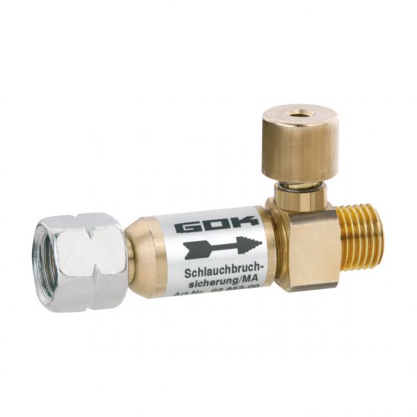 Protectie GOK la rupere furtun gaz - deschidere manuala - campshop.ro