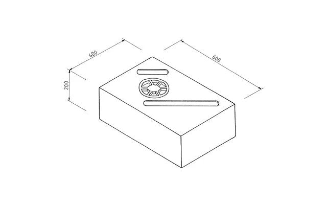 Rezervor apa GOEBEL 76L - campshop.ro