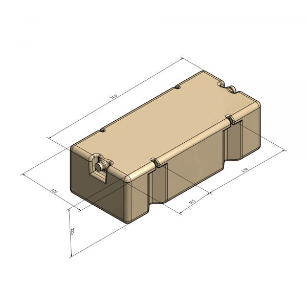 Rezervor de apă proaspătă GOEBEL 40 - campshop.ro