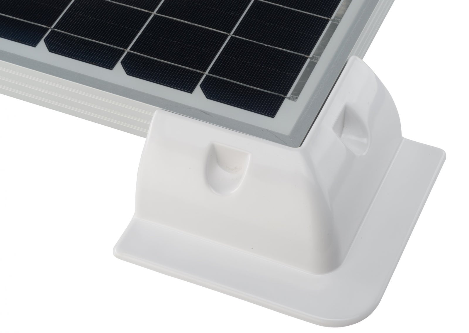 Set 4 coltare pentru montaj panouri fotovoltaice, pe rulota - alb - CampShop.ro