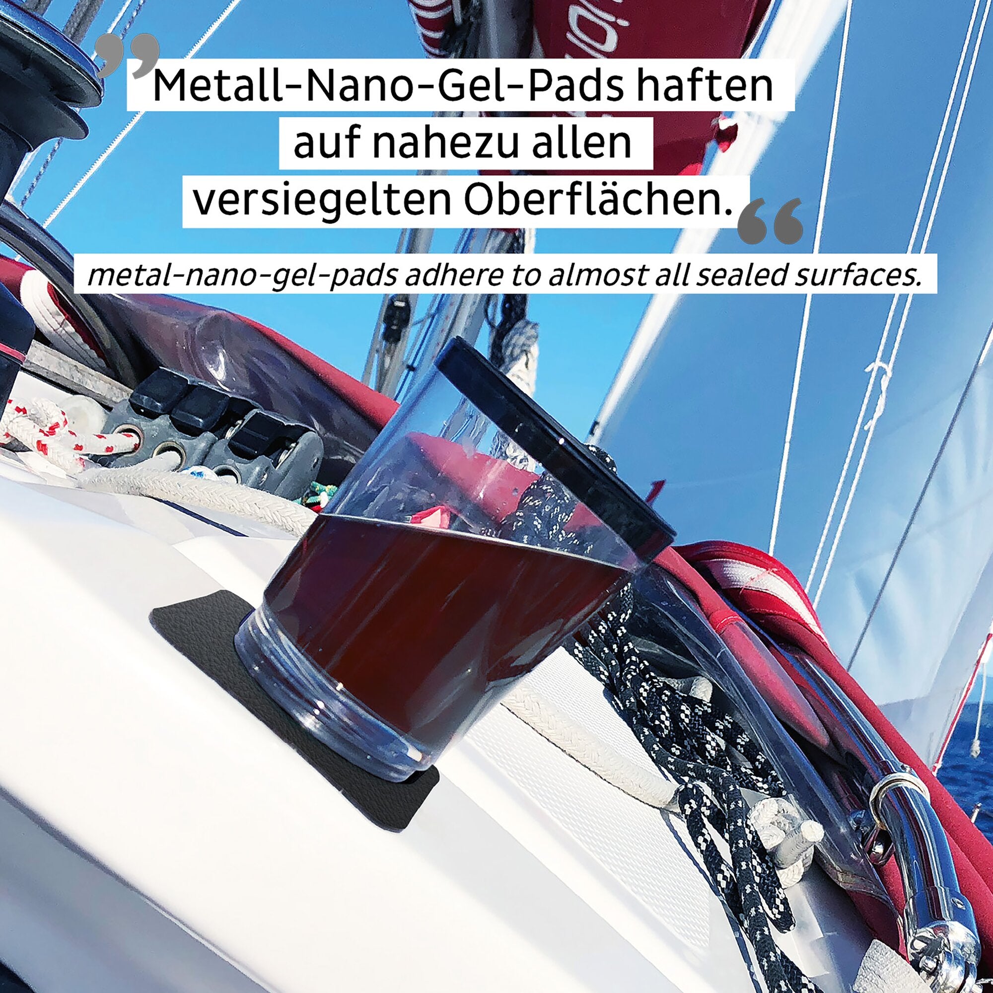 Set de 6 pahare magnetice din plastic SILWY - CampShop.ro