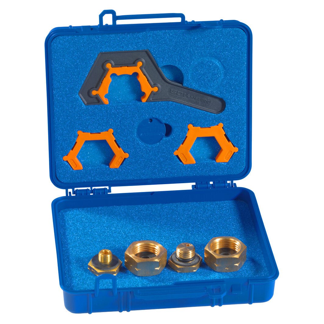 Set de adaptoare pentru butelii europene nr. 1 - 4 Euro - Set D Professional - CampShop.ro