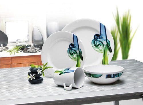 Set de vesela melaminat CAMP4 LUCCA -16 piese - campshop.ro
