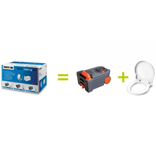 Set rezervor pentru apă neagră si capac THETFORD Fresh-Up - campshop.ro