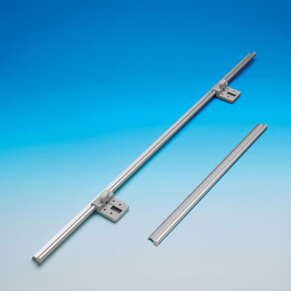 Set suport culisabil pentru prindere masa rulota/autorulota, Gri - campshop.ro