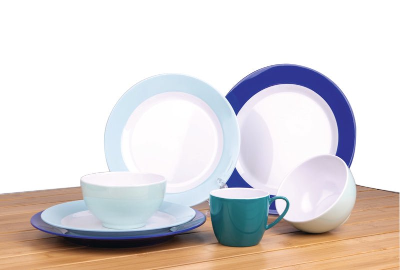 Set vesela din melamina 16 piese, pentru 4 persoane Camp4 HARMONY - campshop.ro