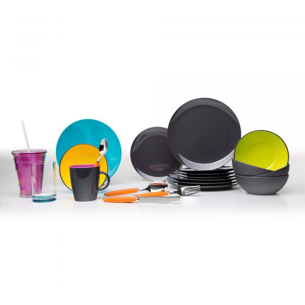 Set vesela GRIMEX Grey Line - campshop.ro