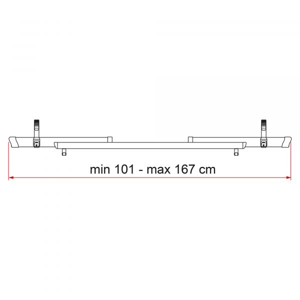 Sina pentru biciclete FIAMMA Rail Quick C - campshop.ro