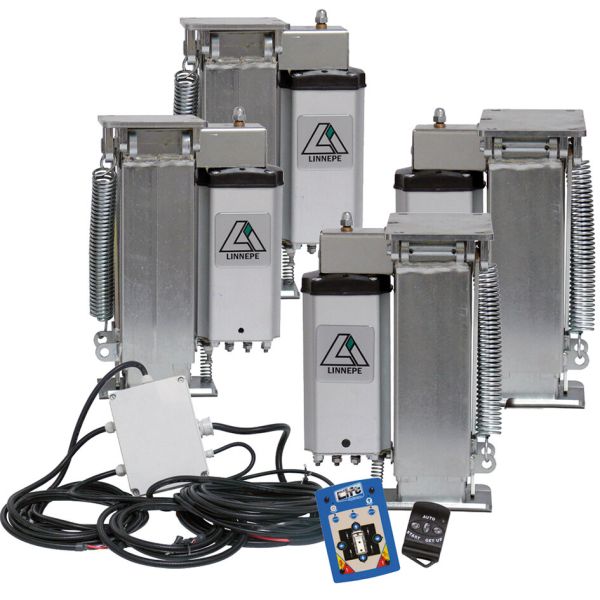 Sistem automat de calare, electromecanic, pentru autorulote, cu 4 picioare, Linnepe Autolift 4, LINNEPE - campshop.ro