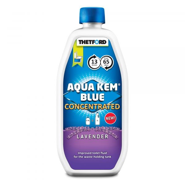 Solutie pentru caseta toaleta rulota, autorulota sau portabila, Aqua Kem Blue Concentrat Lavanda, THETFORD - campshop.ro