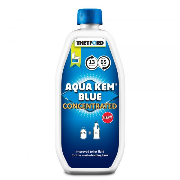 Solutie pentru caseta toaleta rulota, autorulota sau portabila, Aqua Kem Blue Concentrat, THETFORD - campshop.ro