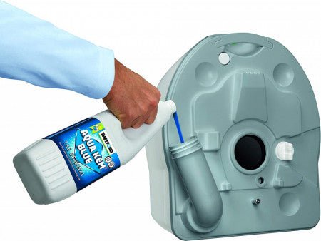 Solutie pentru caseta toaleta THETFORD Aqua Kem Blue - campshop.ro