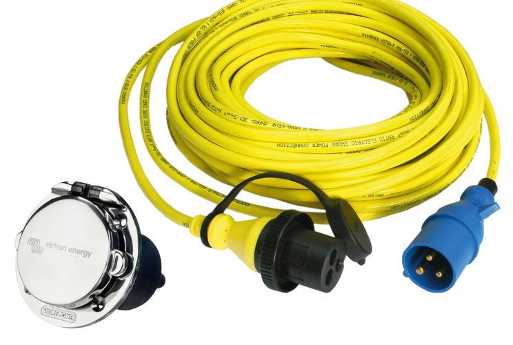 Stecher cu protectie la patrunderea apei Victron Energy 16A/250Vac (2p/3w) pentru 16A - CampShop.ro