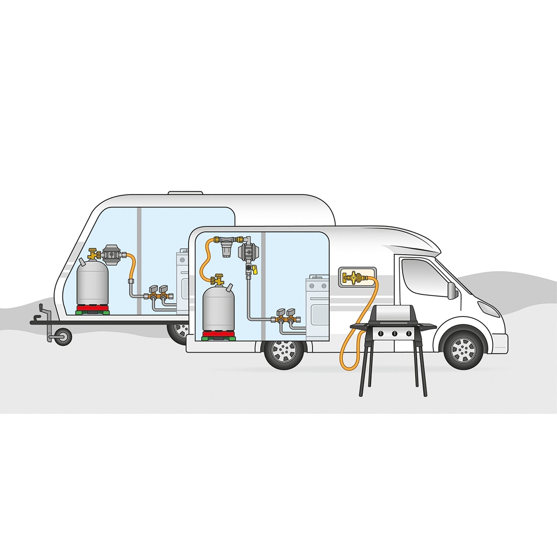 Suport de montaj pentru filtrul Caramatic ConnectClean - CampShop.ro