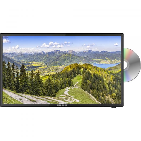 Televizor pentru rulote si autorulote MEGASAT Royal Line III - 12 / 24 / 230 Volti cu DVD incorporat - campshop.ro