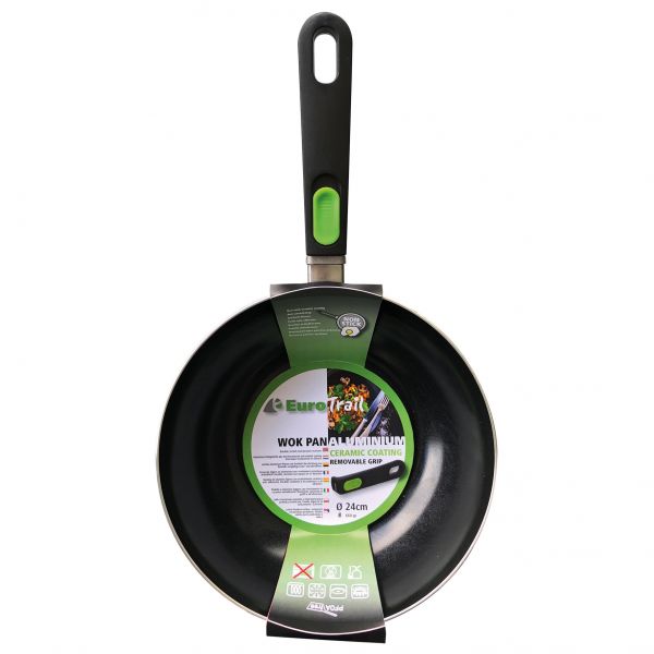 Tigaie Wok antiaderenta EUROTRAIL - campshop.ro