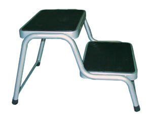 Treapta/scara dubla pentru rulota/autorulota, din otel, inaltime 38 cm, antiderapanta, CARBEST - CampShop.ro