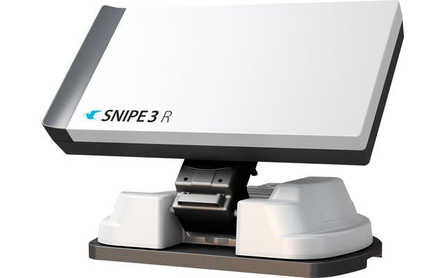 Antenă sateli plată Selfsat Snipe 3 R Black Line complet automată cu telecomandă / Auto Skew / LNB DUBLU - CampShop.ro