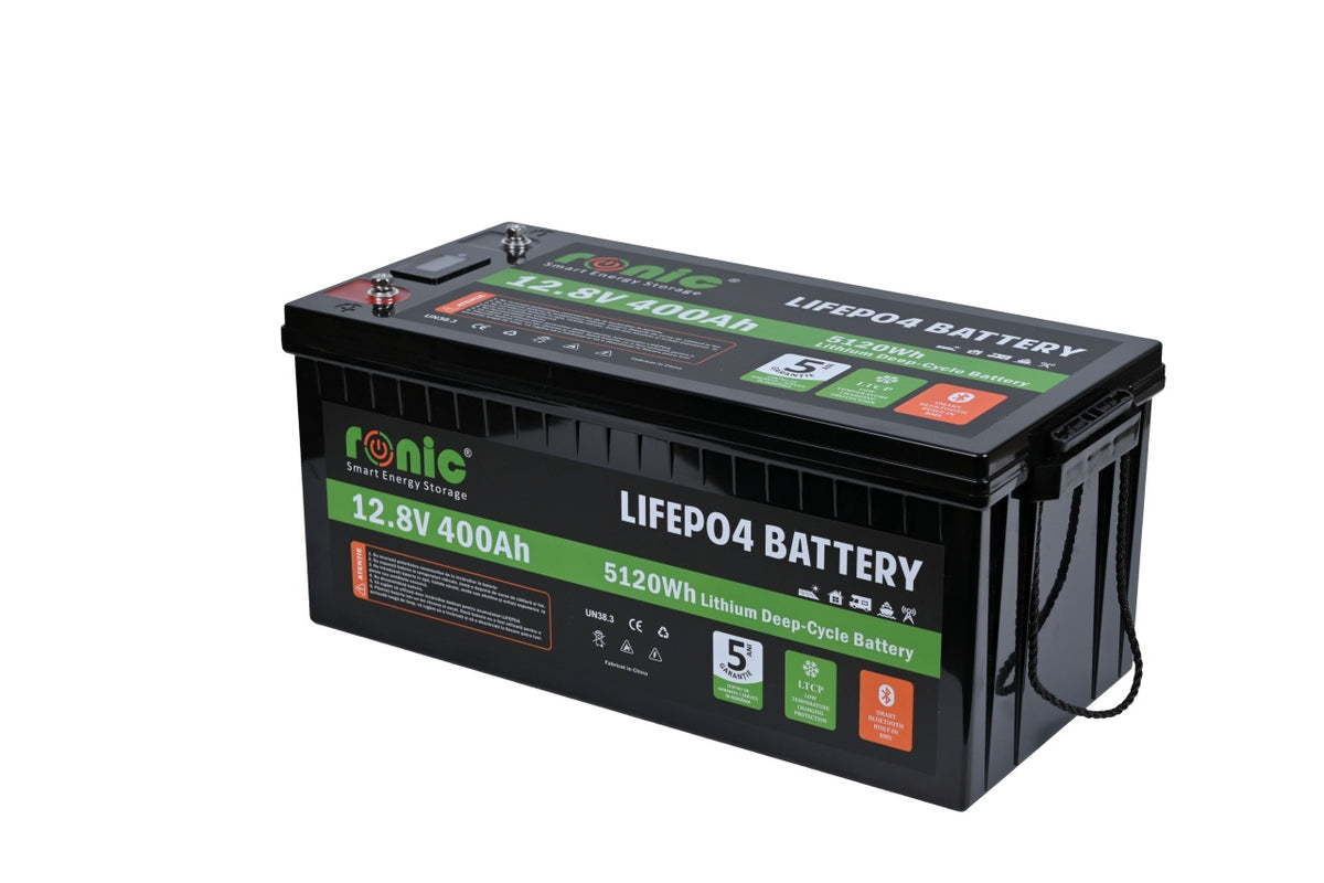 Baterie/Acumulator LiFePO4, 12.8V 400Ah, functie Bluetooth si LTCP, model RONIC HX12400N