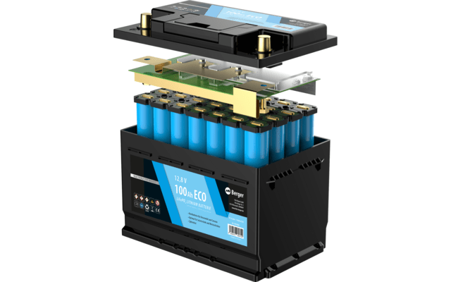 Baterie litiu Berger LiFePO4 Eco 100 Ah 12V - CampShop.ro