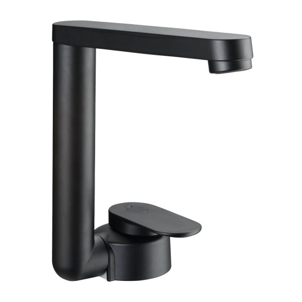 Baterie monocomandă REICH Twister S, cromată / neagra - CampShop.ro